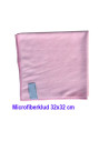 Microfiber cloth Red 32x32cm 10pc/pack - 