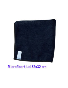 Microfiber cloth Black 32x32cm 10pc/pack - 