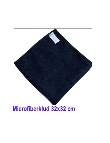 Mikrofiberklude Sort