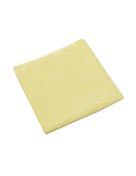 Microfiberklud Gul Stor 40x40cm 10stk/pak - 
