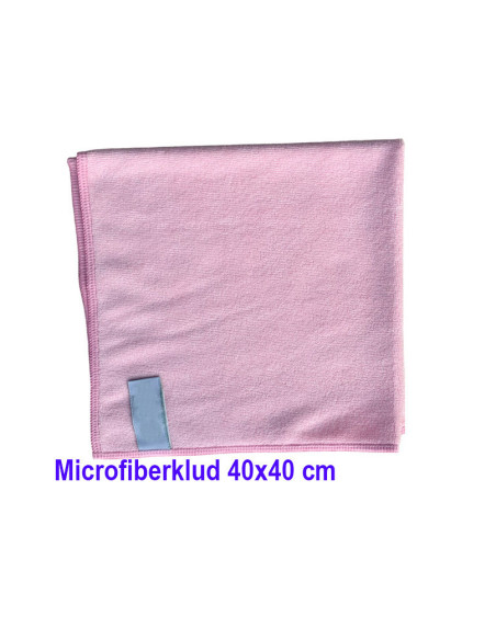 Microfiber cloth Red 40x40cm 10pc/pack - 