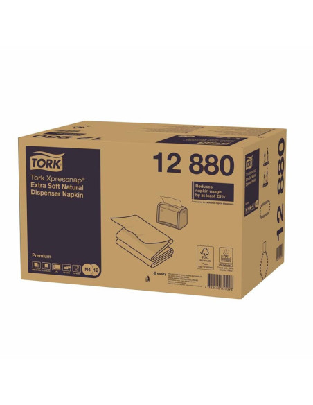 Serviet Tork Xpressnap natural 2 fold 21,6x16,5cm N4 