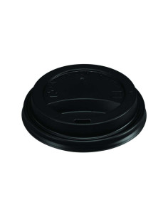 Coffee cup (LID) 12-16oz Black and White 10x100pc/box - 