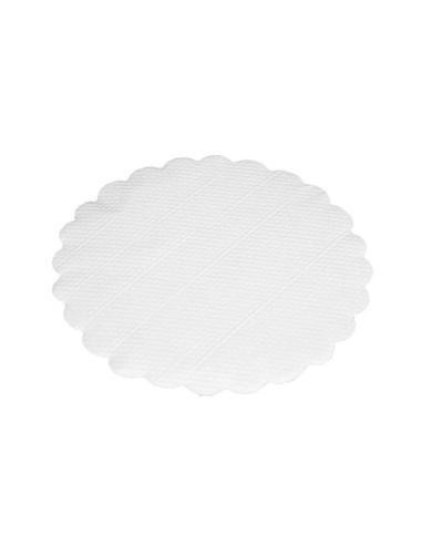 Kopunderlag 9 cm 1-lag Præget Hvid 1000stk/pak