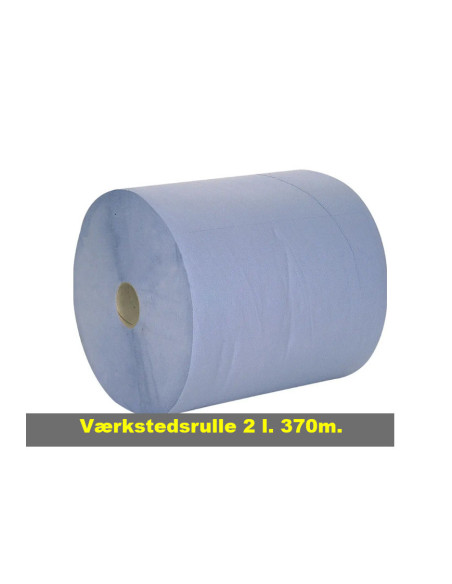 Værkstedsrulle Blå Genb. 2-lag 37x36cm