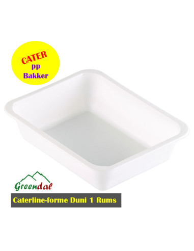 Plastbakke Caterline-forme  1 rums 