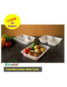 Tray Cater 227x178x50 mm Sort 1 Rum -  2