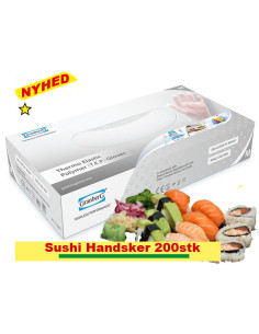 Engangshandsker S Grandberg TEP Sushi Handske Pudderfri 200stk/pak 2