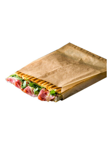 Sandwichpose 170x40x195 mm til Ovn Papir Brun 