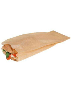 Sandwichpose 105xx40x20 til Ovn Papir Brun kar. - 