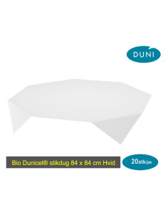 Bio Dunicel® stikdug 84 x 84 cm Hvid