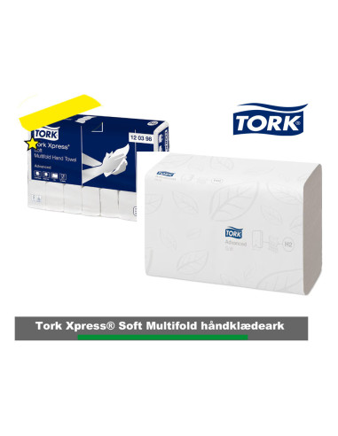 Tork Xpress Soft Multifold håndklædeark 3780 stk.