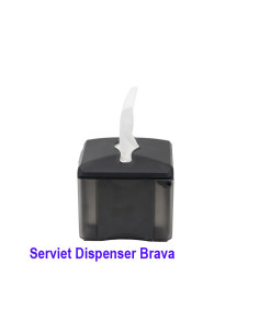 Dispenser napkin Brava 2-layer 11x18cm 18x200pc/box -  2