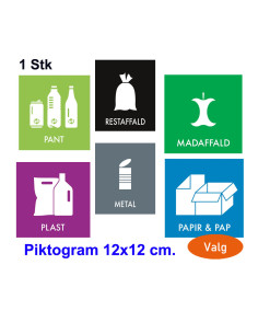Pictogram 6x6cm green foil self-adhesive (Choice) - 