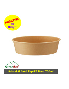 copy of Paperbowl Brown (Bowle) C.Source 1000ml 6x50pc/box -  2