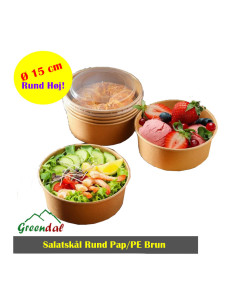 Paperbowl Brown (Bowle) C.Source 750ml 6x50pc/box -  2