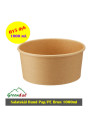 Salatskål Brun Bowle Catersource 1000 ml 