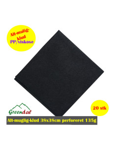 Universalklud 140gr Sort 38x38cm