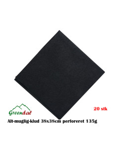 Universal cloth 145gr Black 38x38cm 100pc/box -  2