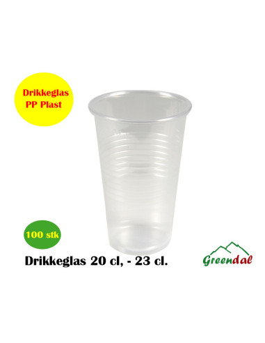 Drikkeglas Gastro 9,8cm Ø7cm 20cl/23cl. klar 
