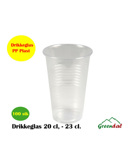 Drikkeglas Gastro 9,8cm Ø7cm 20cl/23cl. klar 