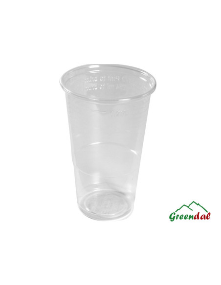 Plastic glass Soft PP 10,1cm Ø7,8cm 25 cl, 30 cl clear PP 50st/pak. - 