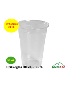 Plastic glass Soft PP 00/350ml 50pc/pack - 
