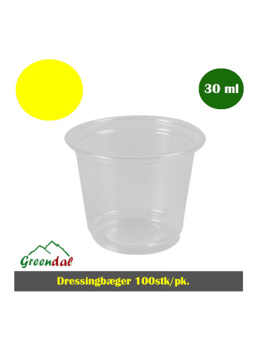 Dressingbæger PP klar 30ml