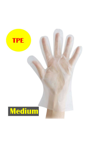 Engangshandsker TPE M Hygo Star (Sushi) 200stk/pak - 