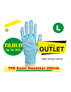 Engangshandsker Revolution TPE (Sushi) Pudderfri 200stk/pak