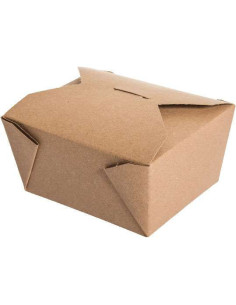 China Box Brown (Deliæske/Noodle Tray) Cardboard 50pc/pak - 