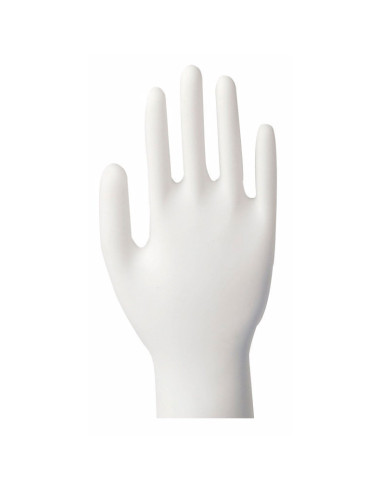 Engangshandsker Latex Pudderfri Hvid 100stk/pak - 
