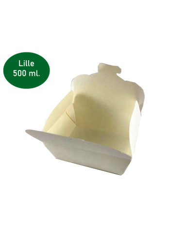 Nudelbakke / Kinaæske Lil. hvid 50stk/pk.