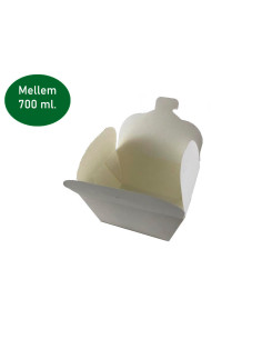 Nudelbakke hvid Mellem 2
