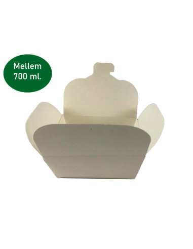 China Box (Noodle/Deliæske) Medium 50stk. White - 