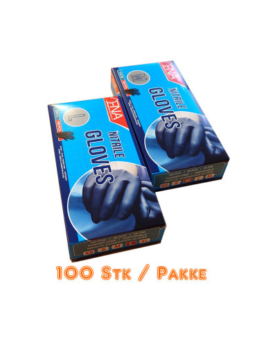 Nitril Engangshandsker Sort 