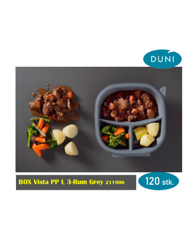 Vista Box Large Grå 3-Rum